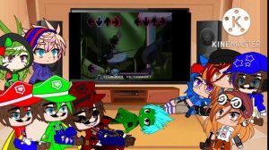 smg4 crew react to mario madness v2