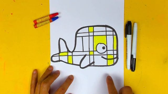 Как нарисовать КИТА - Кит Мондриан смотреть онлайн