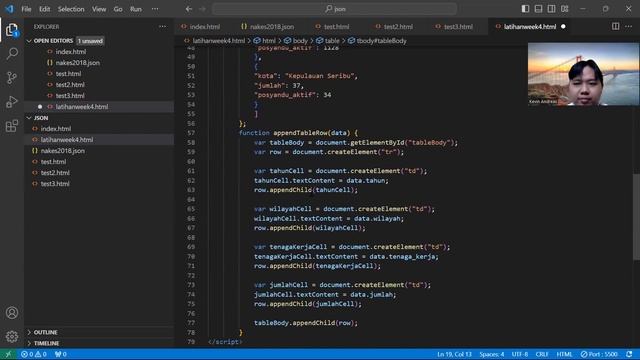 Cara Menampilkan Data JSON dengan Visual Studio Code [Pemula] смотреть онлайн