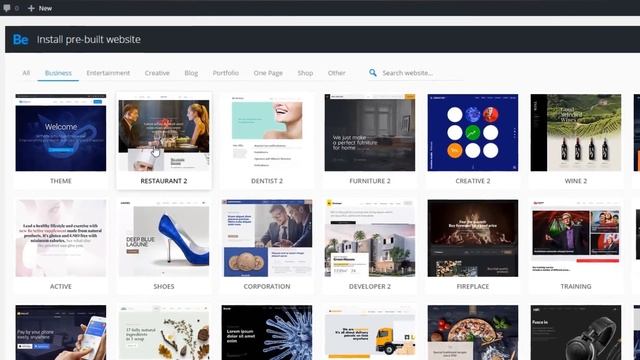 The New Be Theme Pre-built Website Installer смотреть онлайн