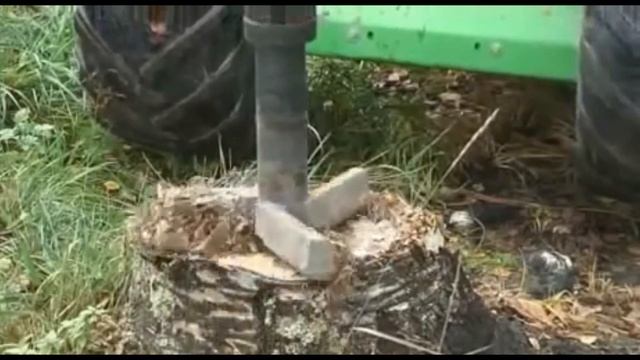 Машина для удаления пней смотреть онлайн