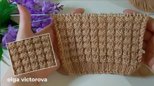 РЕЛЬЕФНЫЙ УЗОР СПИЦАМИ 233  Вязание Узоры спицами