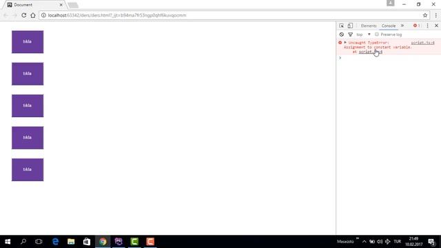 javascript let ve const kullanımı - ders 9 смотреть онлайн