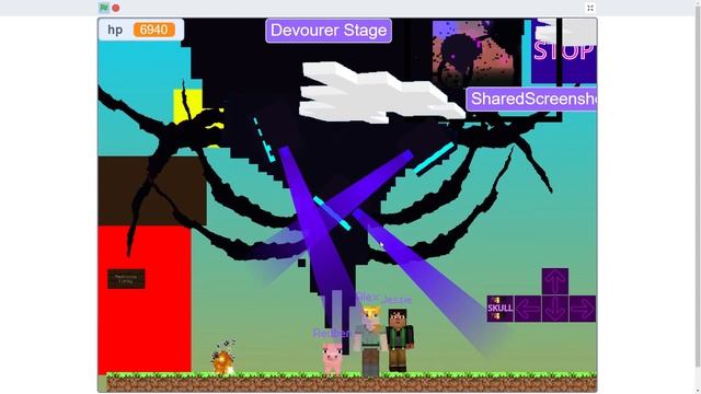 Wither Storm Storymode Minecraft on Scratch смотреть онлайн