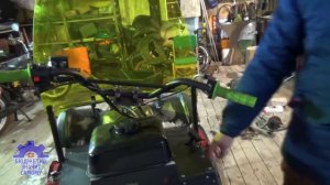 Самодельный снегоход по глубокому снегу, развивает 70 км/ч Лучшее решения для рыбалки