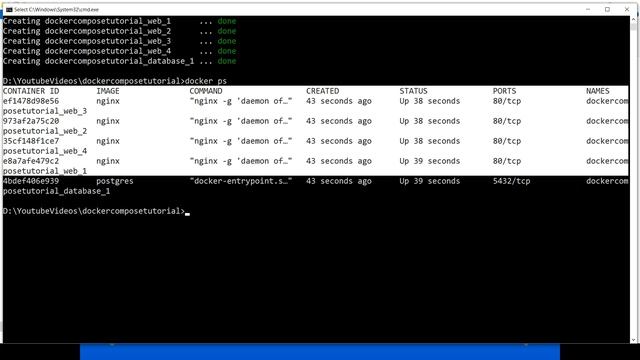 Docker Tutorial - Docker Compose (SCALE, CONFIG, UP, DOWN) - Part10 смотреть онлайн
