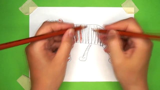 Гимнастика мозга. Нарисовать тигренка двумя руками одновременно. смотреть онлайн