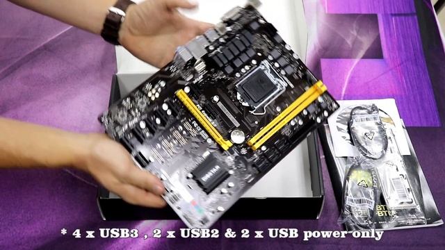 Biostar TB250+ 8 Slot Crypto mining motherboard - Unboxing смотреть онлайн