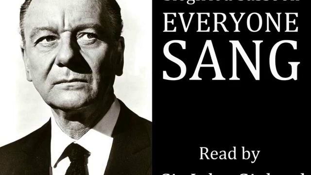 Everyone Sang by Siegfried Sassoon - Read by Sir John Gielgud смотреть онлайн