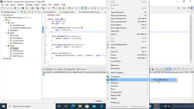 Learn Java 2021 - 11: Using Eclipse IDE - Learn OOPS concepts, data types, arrays, setup & much mor смотреть онлайн