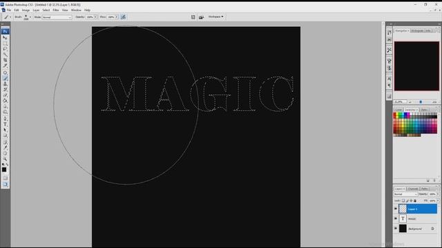 MAGIC PHOTOSHOP | how to creat special text in photoshop смотреть онлайн