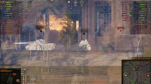 WoT Студзянки мега позиция левый респ Grille 15 7 kill смотреть онлайн