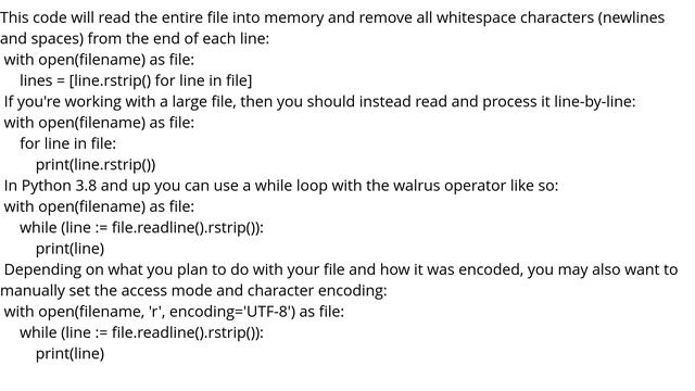 How to read a file line-by-line into a list? смотреть онлайн