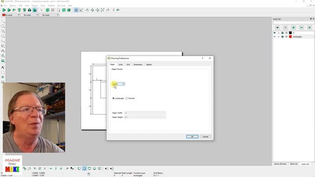 154. LibreCAD - print to scale to fit the wood you'll build with смотреть онлайн
