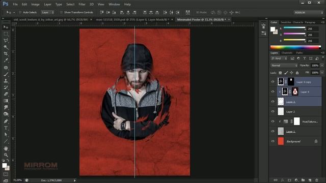 Create a Minimalist Movie Poster In Photoshop смотреть онлайн