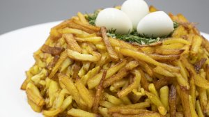 Потрясающе ВКУСНЫЙ САЛАТ! Все кто пробуют остаются довольны. САЛАТ "ГНЕЗДО ГЛУХАРЯ"