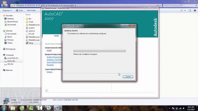 Cài đặt autocad 2007 đầy đủ | LVC channel смотреть онлайн
