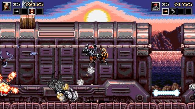Blazing Chrome mission 2-2 coop смотреть онлайн