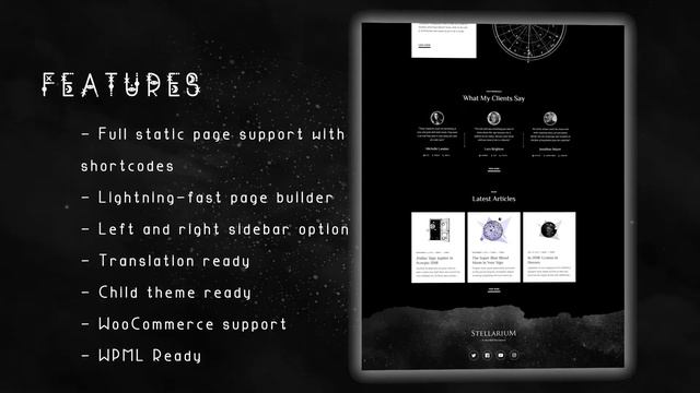 Best Astrology WordPress Themes for Horoscope Website | Multifox Theme | смотреть онлайн