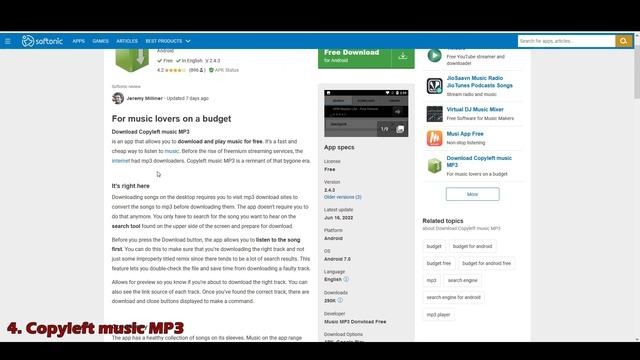 Top 7 Best Free Music Download Apps For Android 2022 смотреть онлайн