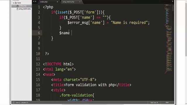 Form validation using php with mysql database PART ONE | Form validation in php bangla tutorial смотреть онлайн
