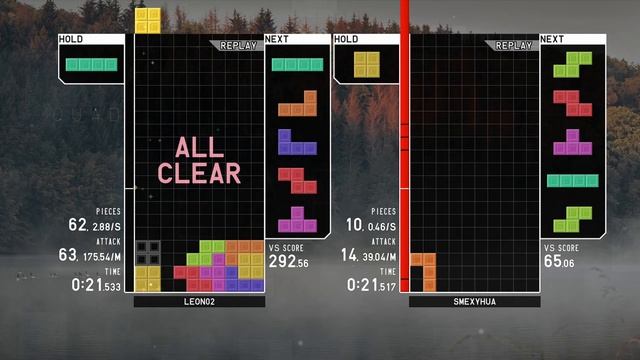 6 PERFECT CLEARS in one Tetra League Round? - TETR.IO смотреть онлайн