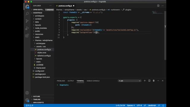 How to Add TailwindCSS to Your Hugo Site | Hugo Tutorial смотреть онлайн
