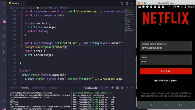 AsyncStorage: Salvando dados no Device com React Native смотреть онлайн