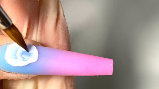 HOW TO DO COLORS OMBRE NAIL WITH 3D ROSE FLOWER I LONG COFFIN SHAPE I NOTPOLISH ART I 2020 TREND смотреть онлайн