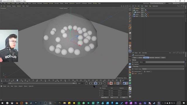 Spawning Clones Animation - THE CHEAP WAY (No plug-ins) (No XPresso) смотреть онлайн