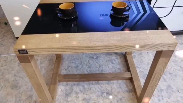 Стол журнальный в стиле лофт, из массива ясеня☘️?? смотреть онлайн