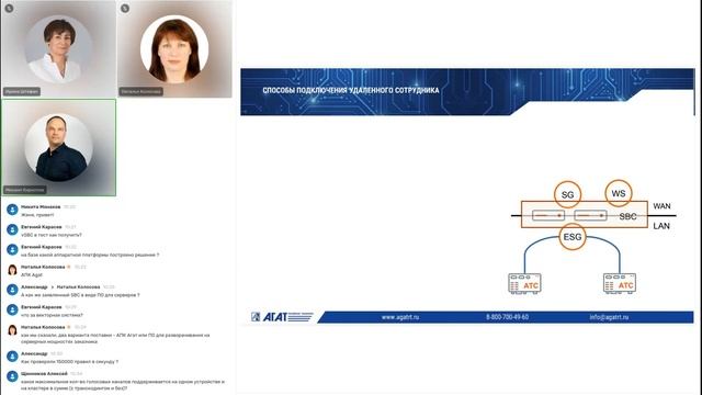 Презентация нового продукта - контур безопасности системы связи Агат CU SBC
