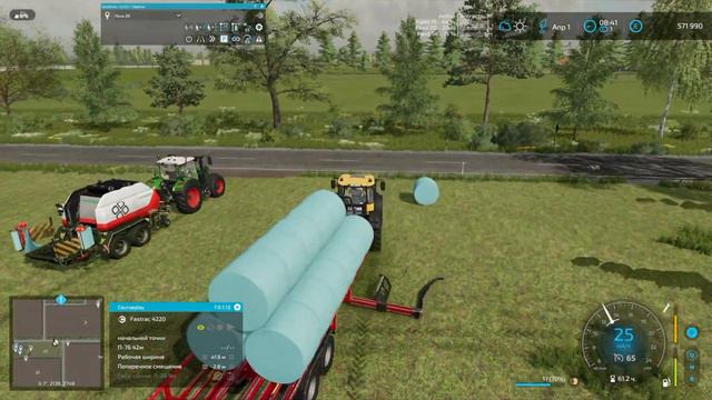 FS-22 NF-Marsch. Серия 23. Апрель, месяц посевов и замены в техпарке. смотреть онлайн