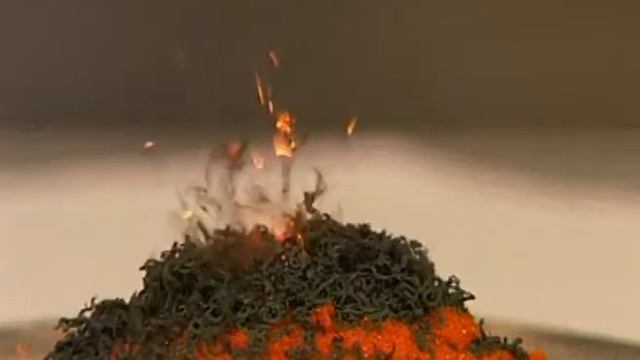 Вулкан: разложение дихромата аммония смотреть онлайн