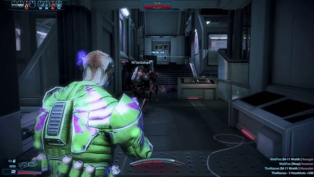 Mass Effect 3 Multiplayer, Batarian Slasher Adept Gold Glacier смотреть онлайн