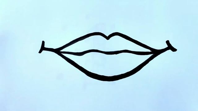 Как нарисовать губы смотреть онлайн