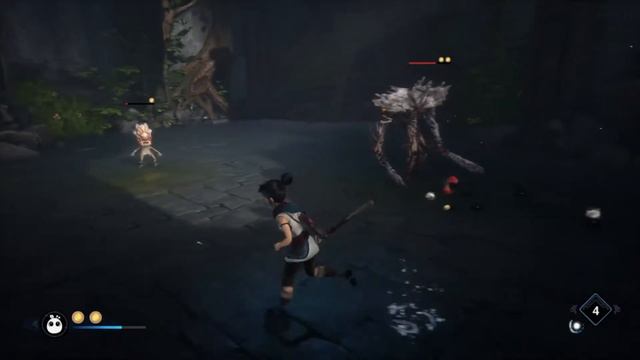 KENA: BRIDGE OF SPIRITS - SHARPSHOOTER Trophy (Kill an enemy by shooting a bomb in the air) смотреть онлайн