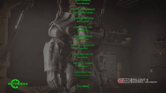 Fallout 4 MAIN MENU / END CREDITS смотреть онлайн