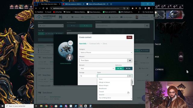Comment mettre une liche en vente sur warframe market #warframe смотреть онлайн