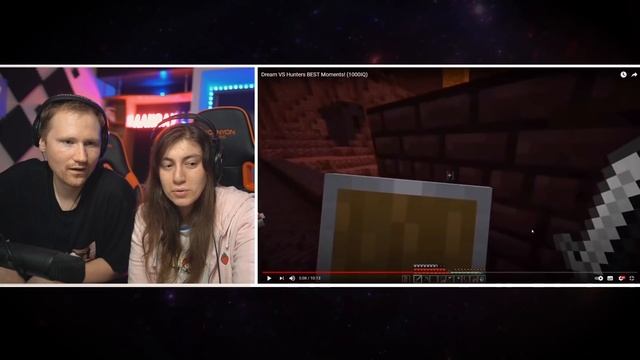 MineCraft - 1000 IQ МОМЕНТЫ | Dream is VS Hunters BEST Moments! (Майнкрафт Дрим Dream) | Реакция смотреть онлайн