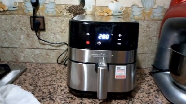 قلاية من دون زيت كتطيب بالهواء الساخن فقط تجربتي اول مرة مع الفريتوز الرائعة ProfiCook