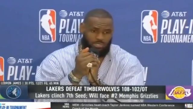 Lakers earn 0 3 to Playoff LeBron James sends STRONG message with his championship ring NBA NEWS смотреть онлайн