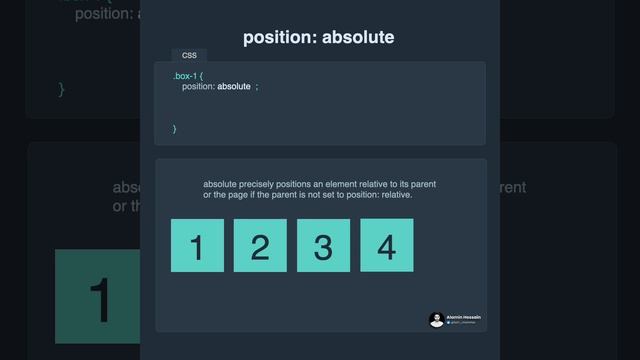 CSS position property and absolute смотреть онлайн