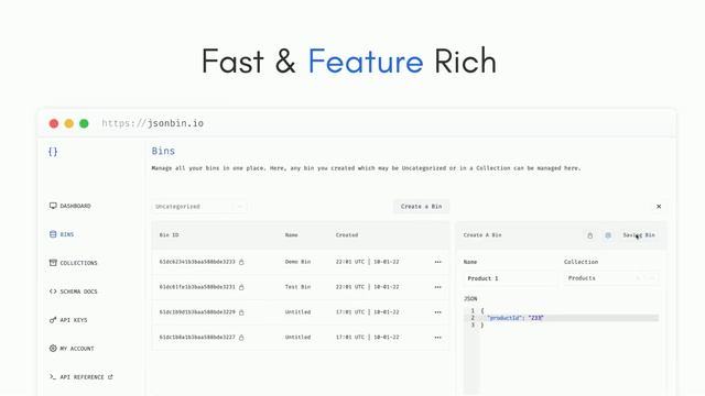 JSONBin.io Dashboard Release 2022 смотреть онлайн