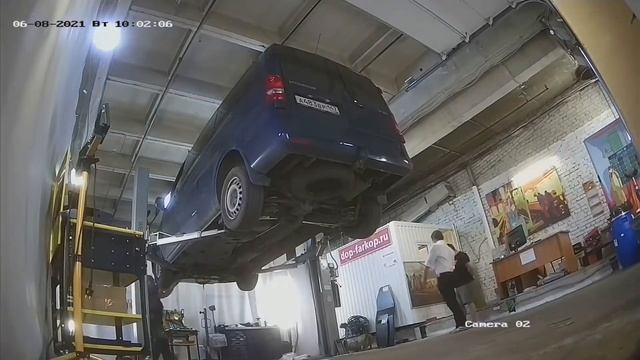 Установка защиты на Mercedes-benz Vito 447 2015 год. MOTODOR, арт. 01238, 11204 смотреть онлайн