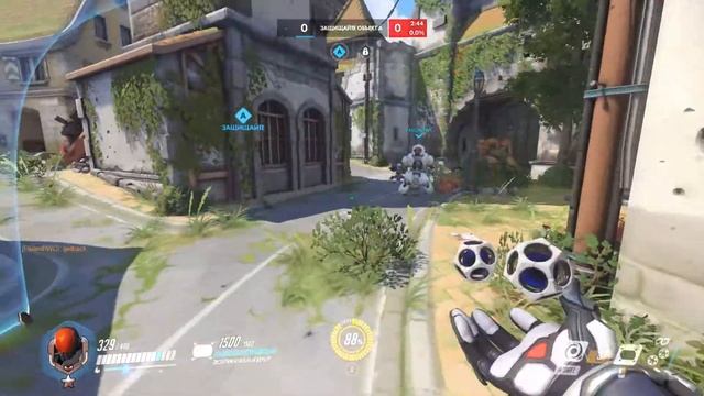 играем 2 игры в Overwatch (РЕЙТЕГОВЫЙ МАТЧ)