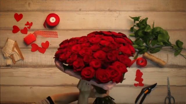 Букет в виде сердца смотреть онлайн