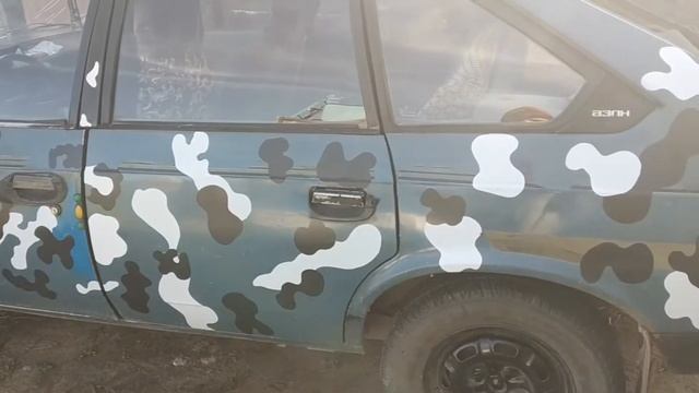 Самый дешевый камуфляж I на АЗЛК 2141 I (жигули) #Своими руками I Часть 2