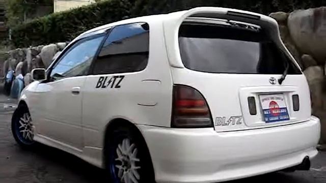 TOYOTA STARLET MT TURBO BRANCO EP91-0372412 смотреть онлайн