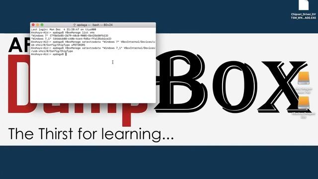 Fix USB 3.0 in VirtualBox on MacBook Air/Pro 2017 | APDaga | DumpBox смотреть онлайн